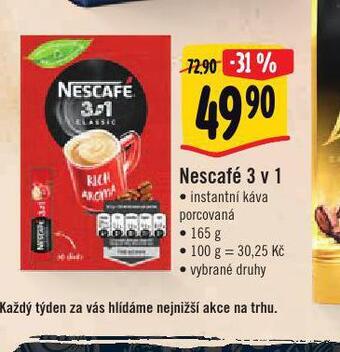 Albert Nescafé 3v1 nabídka