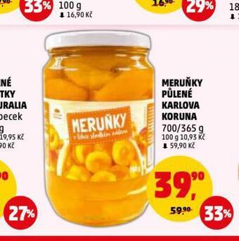 Penny Market Meruňky půlené nabídka