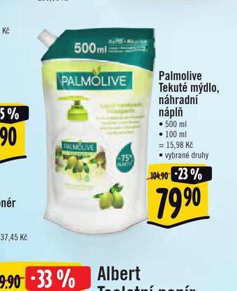Albert Palmolive tekuté mýdlo náhradní náplň nabídka