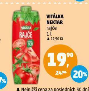 Penny Market Vitálka nektar nabídka