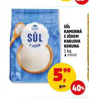 Penny Market Sůl kamenná s jódem nabídka