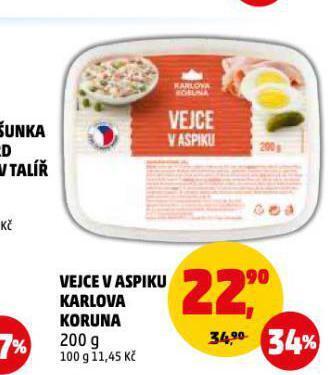 Penny Market Vejce v aspiku nabídka