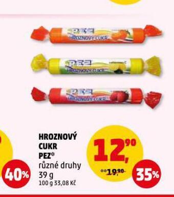 Penny Market Pez hroznový cukr nabídka