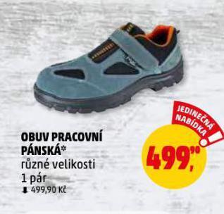 Penny Market Pánská pracovní obuv nabídka