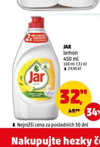 Penny Market Jar prostředek na nádobí nabídka