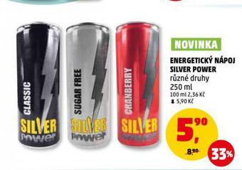 Energetický nápoj silver power