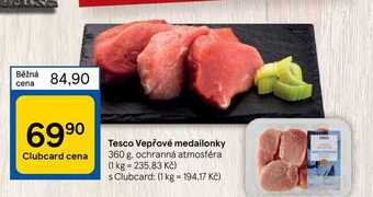 Tesco Tesco vepřové medailonky 360 g nabídka