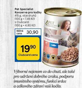 Tesco Pet specialist konzerva pro kočky 415 g nabídka