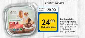 Tesco Pet specialist paštika pro psy 300 g nabídka