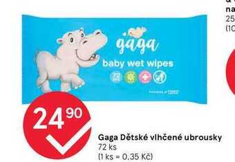 Tesco Gaga dětské vlhčené ubrousky 72 ks nabídka