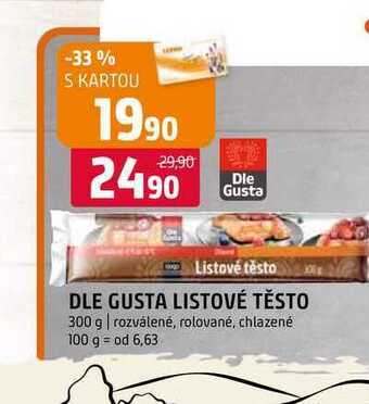 Terno Dle gusta listové těsto 300 g nabídka