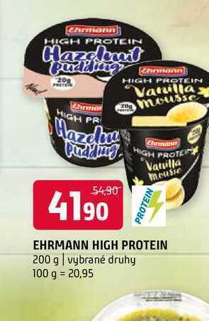 Terno Ehrmann high protein 200 g nabídka