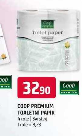 Terno Coop premium toaletní papír 4 role | 3vrstvý nabídka