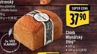 Albert Chléb mlynářský žitný 500 g nabídka