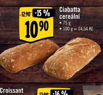 Albert Ciabatta cereální 75 g nabídka