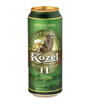 Albert Velkopopovický kozel 11° medium, světlý ležák (plechovka) nabídka
