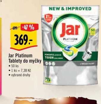 Albert Jar platinum tablety do myčky • 50 ks nabídka