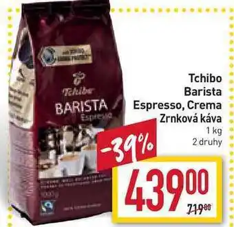 Billa Tchibo barista espresso zrnková káva 1kg nabídka