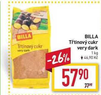 Billa Billa třtinový cukr very dark 1 kg nabídka