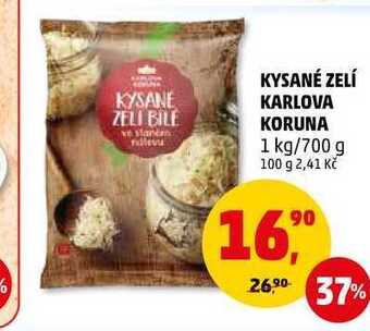 Penny Market Kysané zelí karlova koruna, 1 kg nabídka