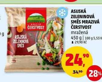 Penny Market Asijská zeleninová směs mrazivá čerstvost, 450 g nabídka
