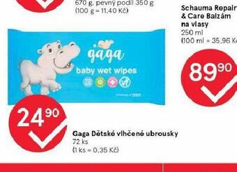Tesco Gaga vlhčené ubrousky nabídka