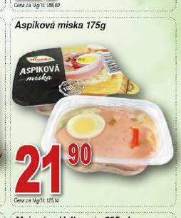 Hruška Aspiková miska nabídka