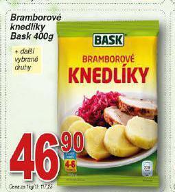 Hruška Bramborové knedlíky nabídka
