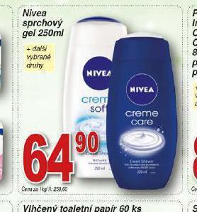 Hruška Nivea sprchový gel nabídka