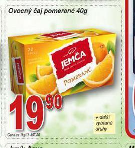 Hruška Jemča čaj nabídka