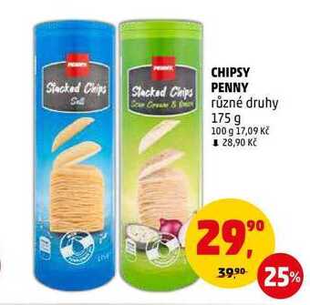 Penny Market Chipsy penny, 175 g nabídka