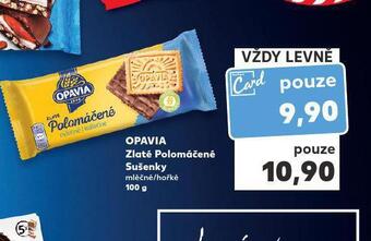 Kaufland Opavia zlaté polomáčené sušenky nabídka