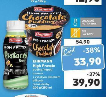 Kaufland Ehrmann high protein nabídka