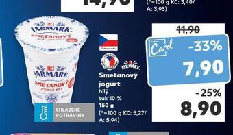 Kaufland Smetanový jogurt nabídka