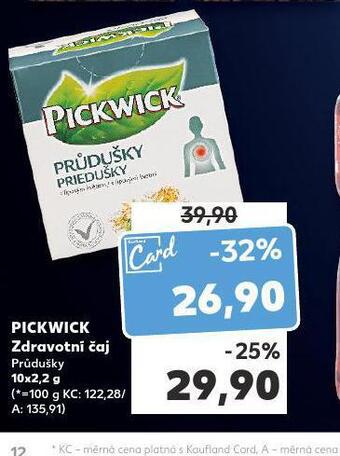 Kaufland Pickwick zdravotní čaj nabídka