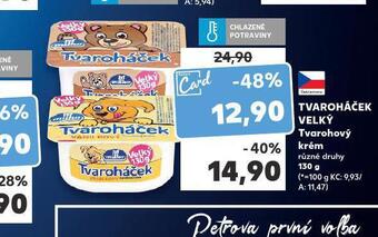 Kaufland Tvaroháček velký nabídka