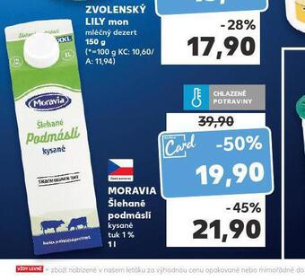 Kaufland Moravia šlehané podmáslí nabídka