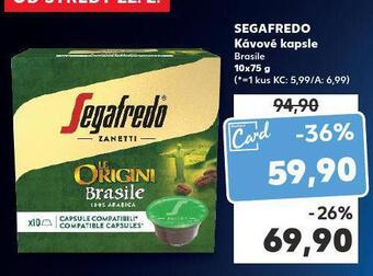Kaufland Segafredo kávové kapsle nabídka