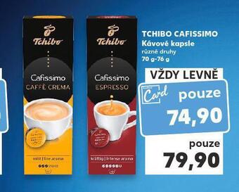 Kaufland Tchibo cafissimo kávové kapsle nabídka