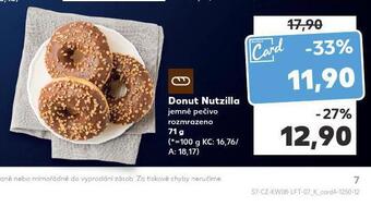 Kaufland Donut nutzilla nabídka