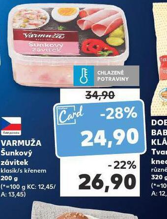 Kaufland Šunkový závitek nabídka