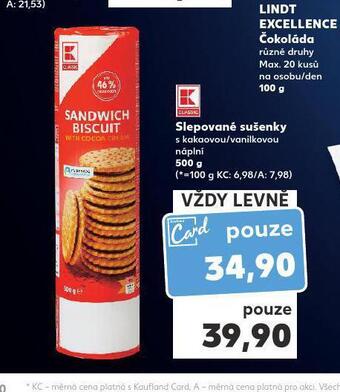 Kaufland Slepované sušenky nabídka