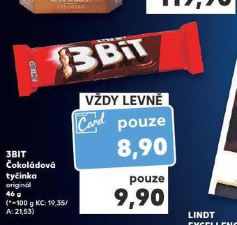 Kaufland 3bit čokoládová tyčinka nabídka