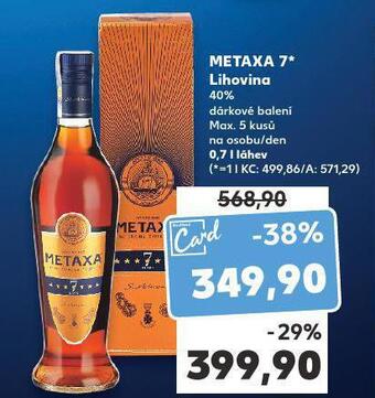 Kaufland Metaxa 7* nabídka
