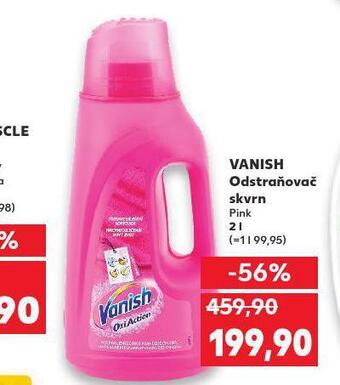 Kaufland Vanish odstraňovač skvrn nabídka