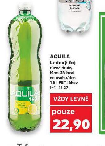 Kaufland Aquila ledový čaj nabídka