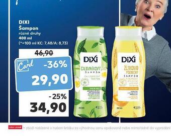 Kaufland Dixi šampon nabídka