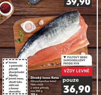 Kaufland Divoký losos keta nabídka