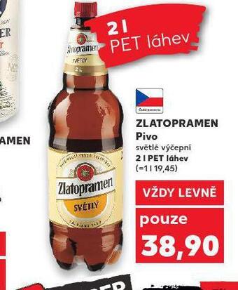 Kaufland Pivo zlatopramen nabídka