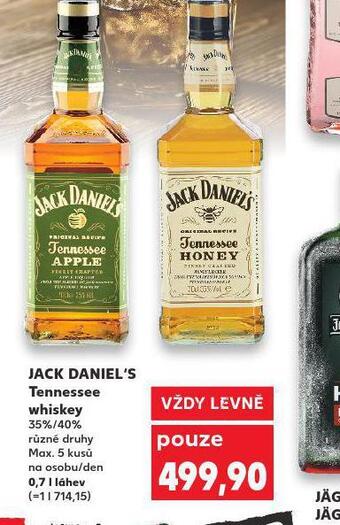 Kaufland Jack daniel´s tennessee whiskey nabídka